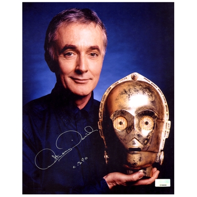 Anthony Daniels Autographed Star Wars C-3PO 8x10 Portrait Photo