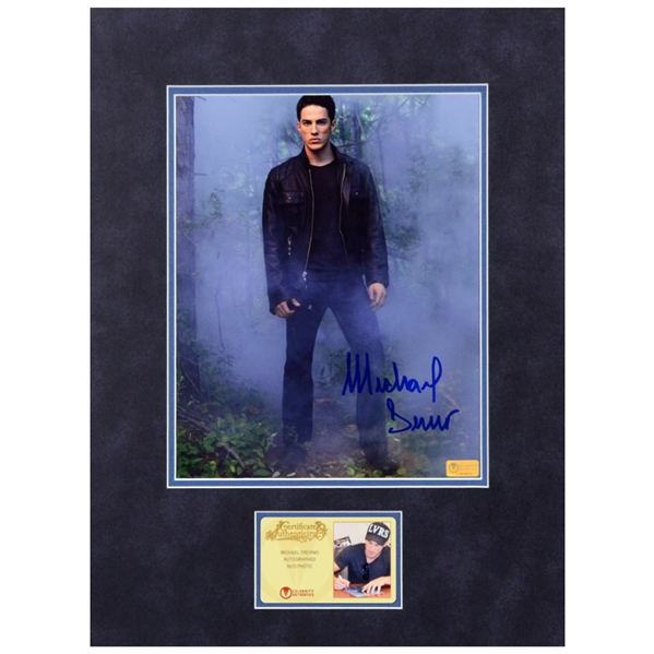 Michael Trevino Autographed The Vampire Diaries Tyler Lockwood 8x10 Matted Photo
