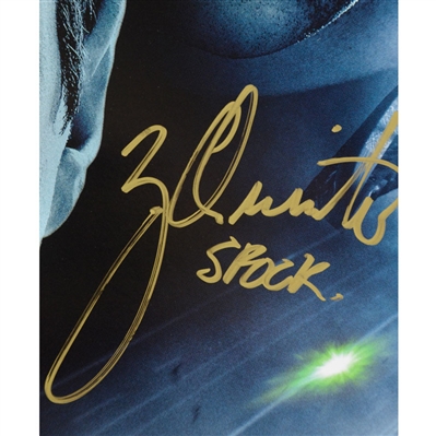 Zachary Quinto, Eric Bana, Simon Pegg Autographed 2009 Star Trek Original 27x40 Double-Sided Movie Poster