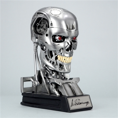 Arnold Schwarzenegger Autographed Terminator T-800 Endoskeleton 1:1 Scale Bust