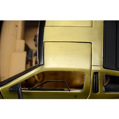 Michael J. Fox Autographed Back to the Future 1:18 Scale Die-Cast Gold DeLorean