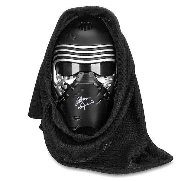 Adam Driver Autographed Star Wars Kylo Ren Voice Changing Mask with Hood