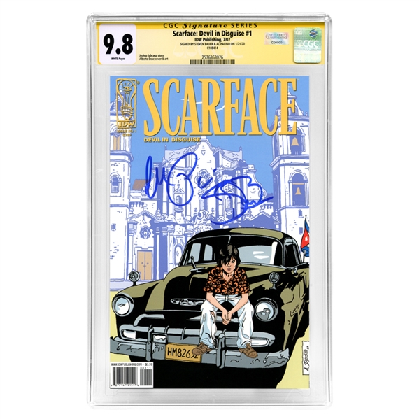 Al Pacino, Steven Bauer Autographed 2007 Scarface: Devil in Disguise #1 CGC SS 9.8 (mint)