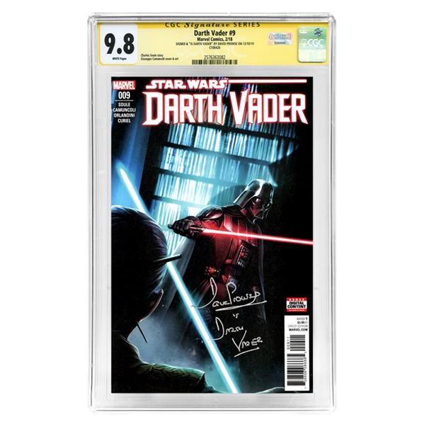 David Prowse Autographed 2018 Darth Vader #9 CGC SS 9.8 (mint)