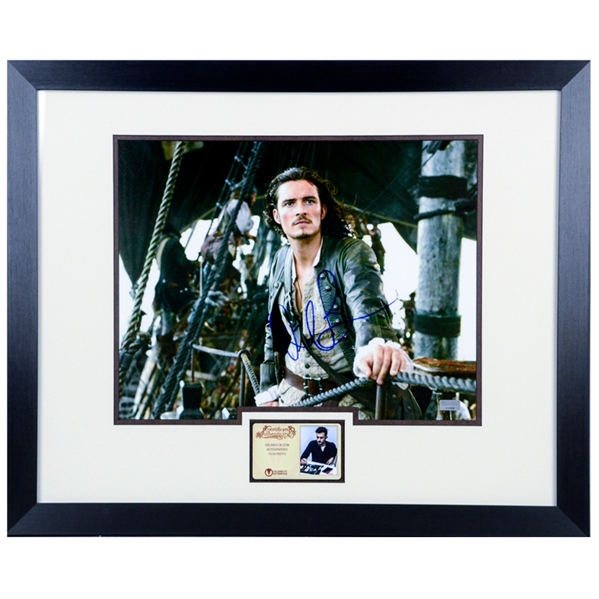 Orlando Bloom Autographed Pirates of the Caribbean Will Turner 11x14 Framed Photo