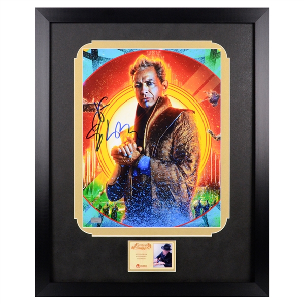 Jeff Goldblum Autographed Thor: Ragnarok The Grandmaster 11x14 Framed Photo