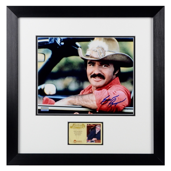 Burt Reynolds Autographed Smokey and the Bandit II 8x10 Framed Photo