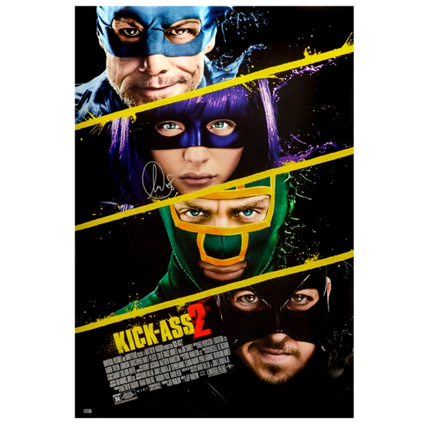 Chloë Grace Moretz Autographed 2013 Kick-Ass 2 Original 27x40 Double-Sided Movie Poster