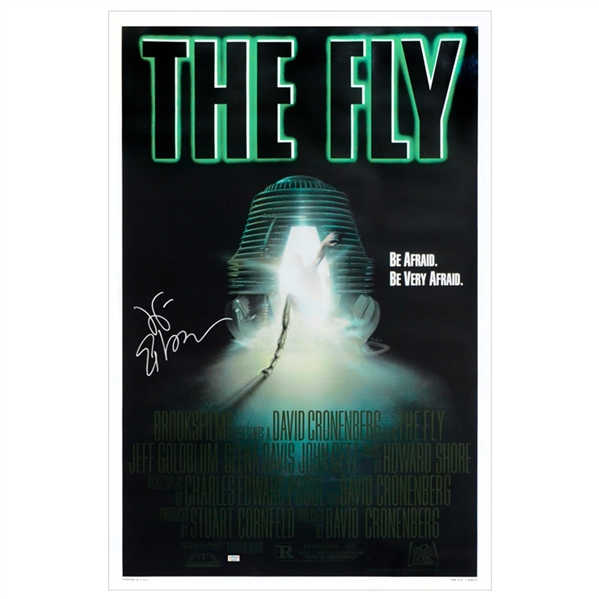 Jeff Goldblum Autographed The Fly Original 27x40 Single-Sided Movie Poster