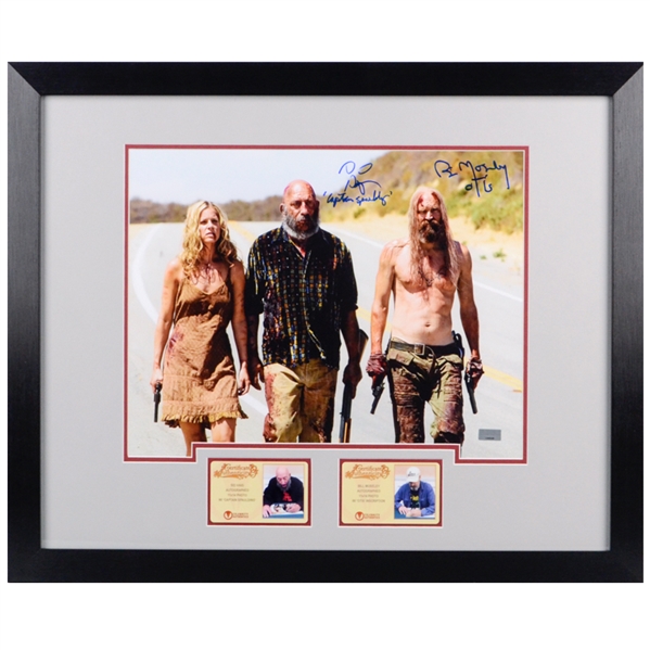 Bill Moseley, Sid Haig Autographed 2005 The Devils Rejects 11x14 Framed Photo