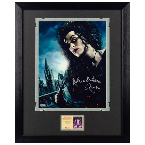 Helena Bonham Carter Autographed Harry Potter Bellatrix 11x14 Framed Photo
