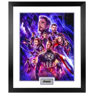 Avengers 2019 End Game Cast 16x20 Framed Photo
