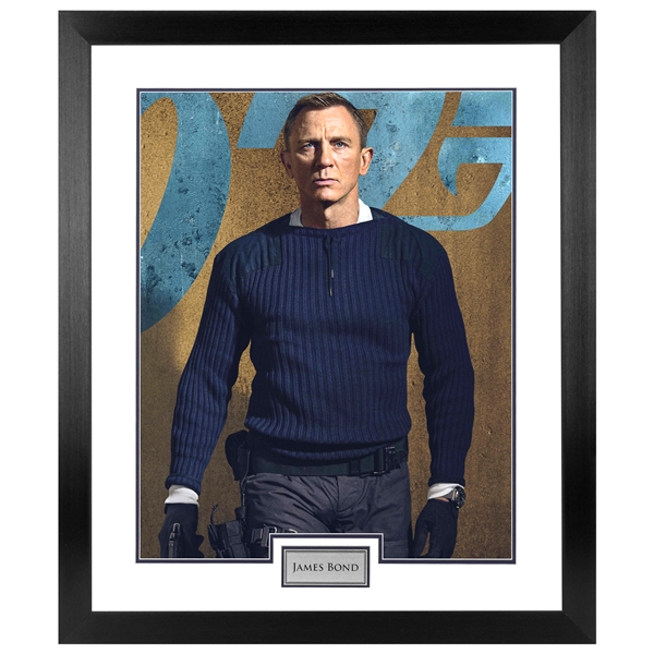 Daniel Craig 007 James Bond 2020 No Time to Die 16x20 Framed Photo