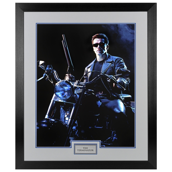 Arnold Schwarzenegger 1984 The Terminator T-800 16x20 Framed Photo