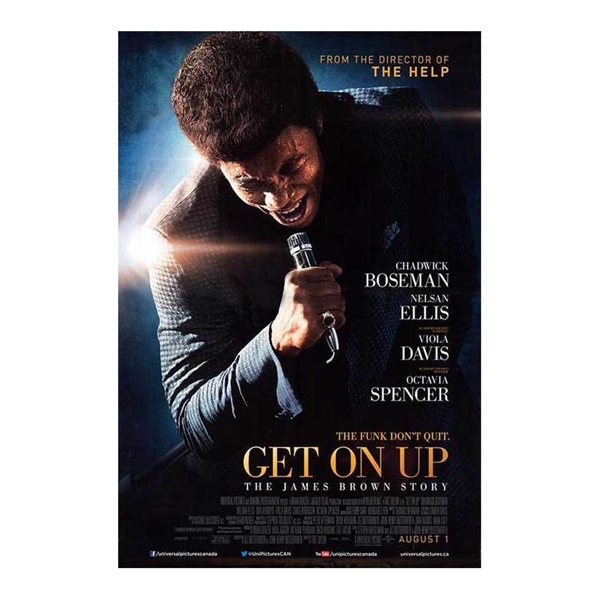 Get On Up Original 27x40 Double-Sided Movie Poster