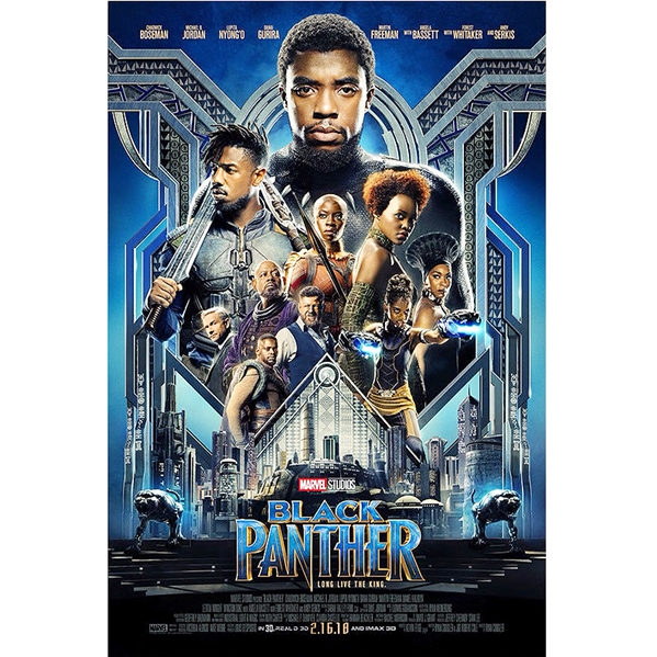 Black Panther Original 27x40 Double-Sided Final Movie Poster