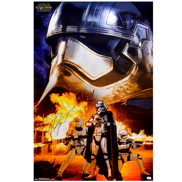 Gwendoline Christie Autographed 2015 Star Wars: The Force Awakens Captain Phasma Assault 22.5×34 Single-Sided Poster