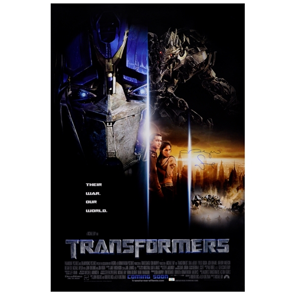 Megan Fox Autographed Transformers Double Sided 27x40 Advance Movie Poster