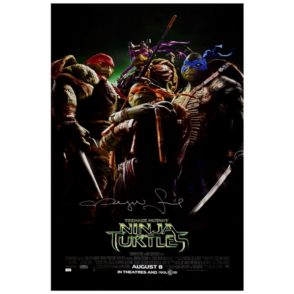 Megan Fox Autographed Teenage Mutant Ninja Turtles 27x40 Movie Poster