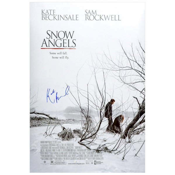 Kate Beckinsale Autographed Snow Angels Original 27x40 Double-Sided Movie Poster