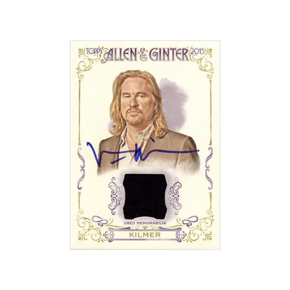 Val Kilmer Autographed Topps Allen & Ginter Used Memorabilia Trading Card #FSRA-VK