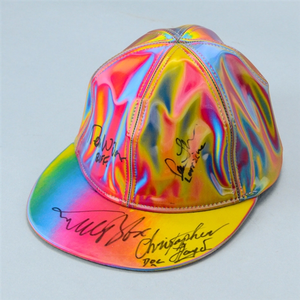 Michael J Fox, Christopher Lloyd, Tom Wilson, Lea Thompson Back to the Future II Cast Autographed Marty McFly Cap