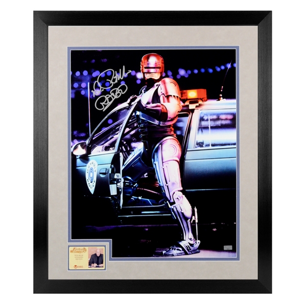 Peter Weller Autographed RoboCop 16x20 Framed Photo