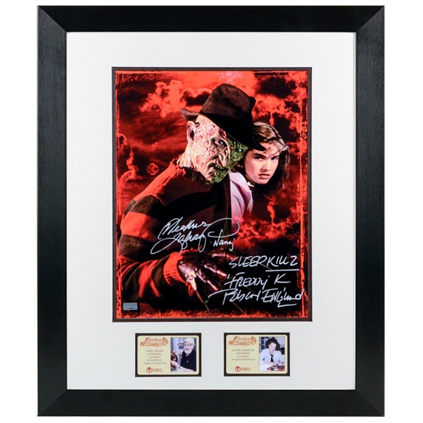 Robert Englund, Heather Langenkamp Autographed A Nightmare on Elm Street Freddy Krueger 11x14 Framed Photo