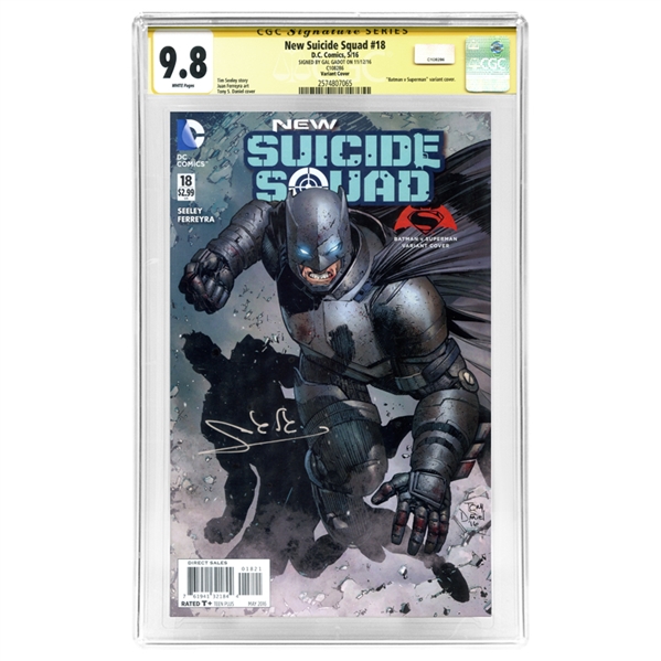 Gal Gadot Autographed 2016 New Suicide Squad #18 CGC Signature Series 9.8 (mint)