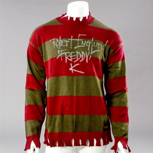 Robert Englund Autographed A Nightmare on Elm Street Freddy Krueger Sweater
