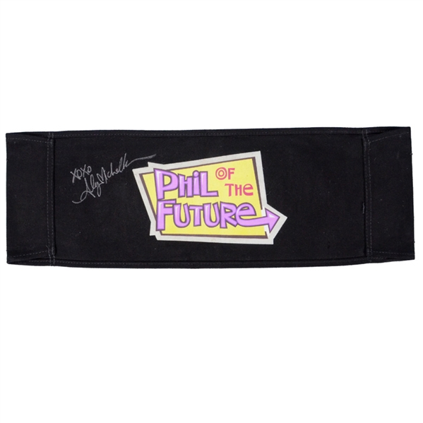 Aly Michalka Autographed 2005 Phil of the Future Production Used Chair Seat Back