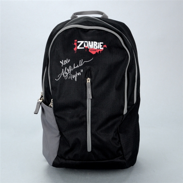 Aly Michalka Autographed Personal 2109 iZOMBIE Season 5 Studio Issued Backpack