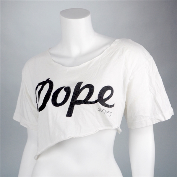 Aly Michalka Complex Magazine Shoot Worn Dope Cutoff T-Shirt