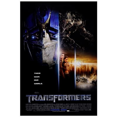 Megan Fox Autographed Transformers Double Sided 27x40 Advance Movie Poster