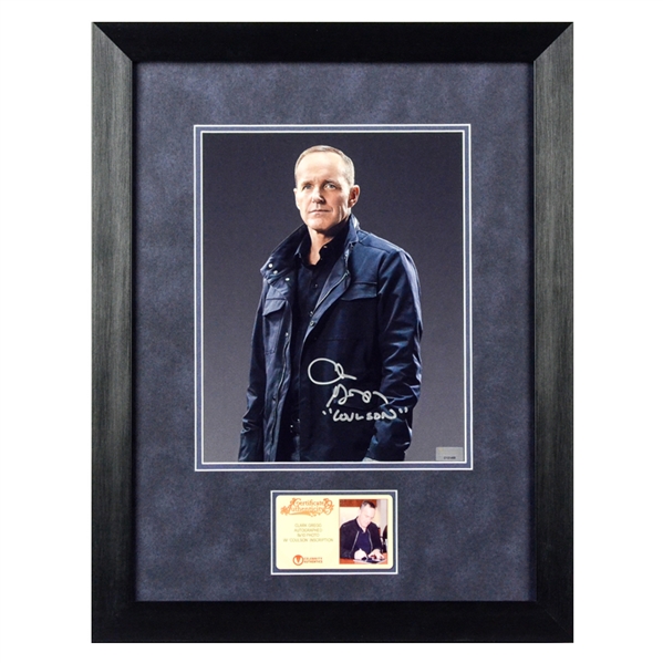 Clark Gregg Autographed Agents of SHIELD Director Coulson 8x10 Framed Photo
