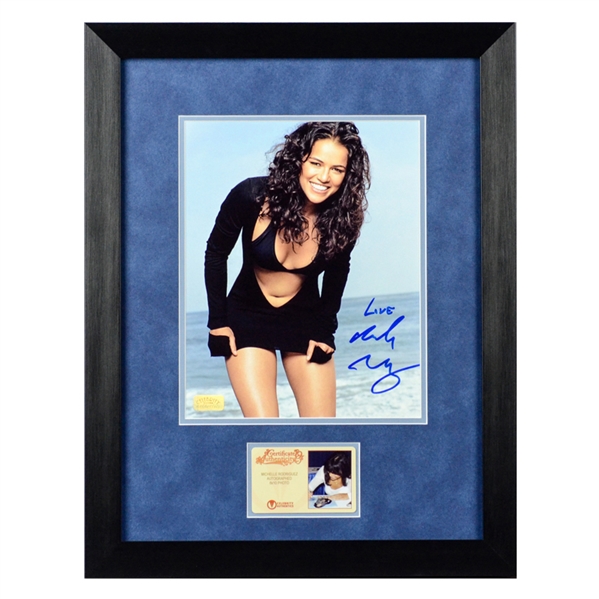 Michelle Rodriguez Autographed Lost 8x10 Framed Photo