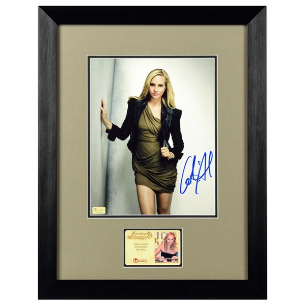 Candice Accola Autographed The Vampire Diaries Caroline Forbes 8x10 Framed Photo