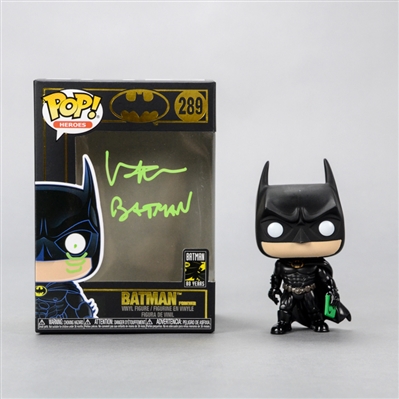  Val Kilmer Autographed Batman Forever #289 Pop! Vinyl Figure with Batman Inscription