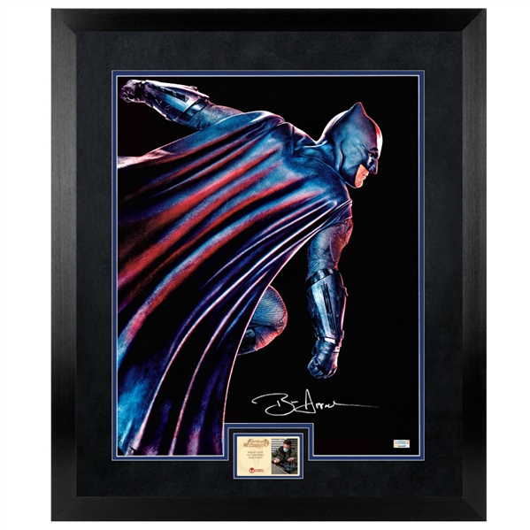 Ben Affleck Autographed Batman vs Superman Dawn of Justice 16x20 Framed Photo