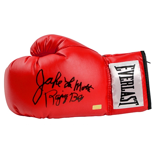 Jake Lamotta Autographed Raging Bull Everlast Boxing Glove