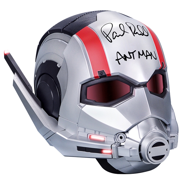 Paul Rudd Autographed Marvel Legends Ant-Man 1:1 Scale Prop Replica Movie Helmet