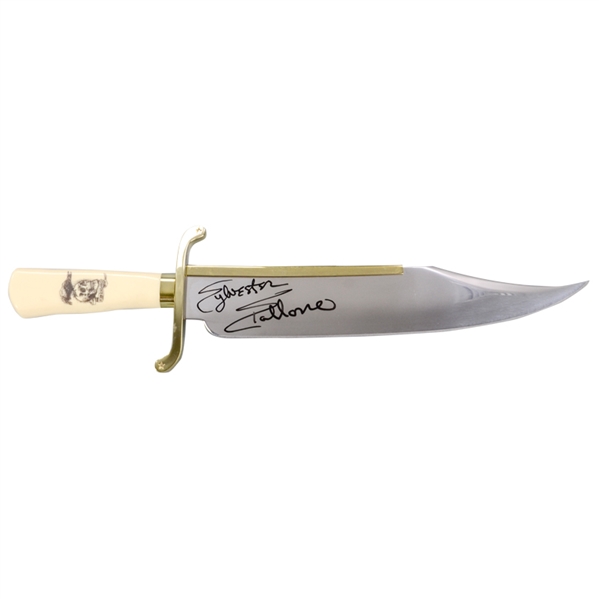 Sylvester Stallone Autographed Expendables 14" Knife