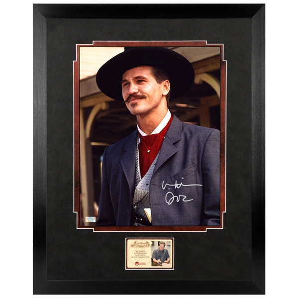 Val Kilmer Autographed Tombstone Doc Holliday 11x14 Framed Photo