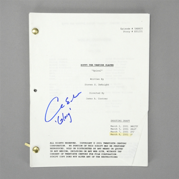 Clare Kramer Production Used Buffy the Vampire Slayer Season 5, Episode #20: Spiral Script
