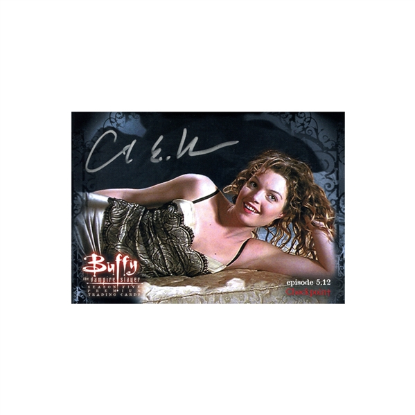 Clare Kramer Autographed Inkworks Buffy The Vampire Slayer Glory Trading Card #35