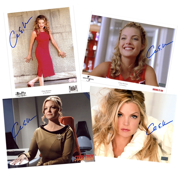 Clare Kramer Autographed Buffy The Vampire Slayer, Star Trek Continues, Bring It On, Glamour 8x10 Photos * Lot of 4!