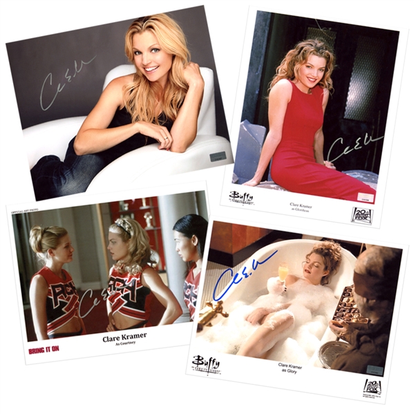 Clare Kramer Autographed Buffy The Vampire Slayer, Bring It On, Glamour 8x10 Photos * Lot of 4!