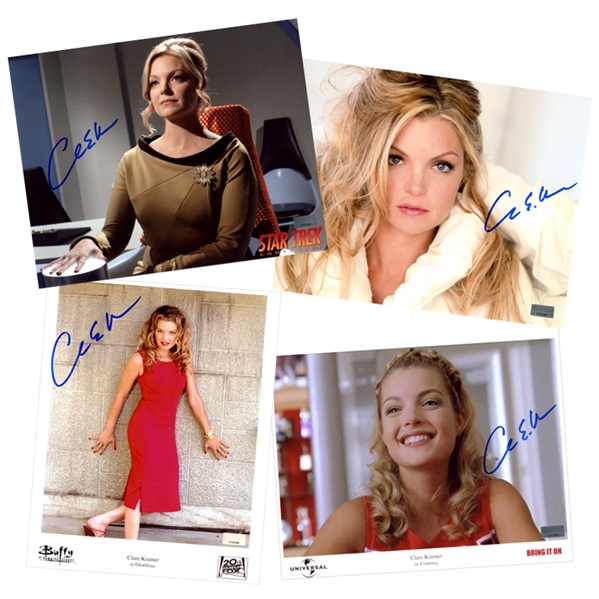 Clare Kramer Autographed Buffy The Vampire Slayer, Star Trek Continues, Bring It On, Glamour 8x10 Photos * Lot of 4!