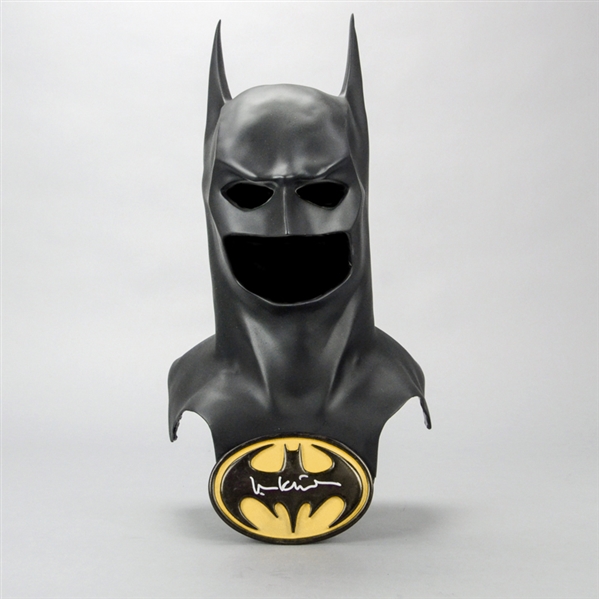 Val Kilmer Autographed Batman Forever Batman Cowl