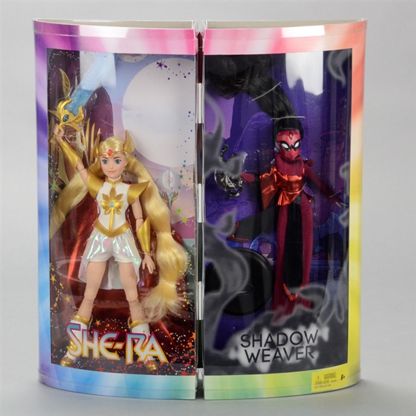 She-Ra and the Princesses of Power She-Ra vs Shadow Weaver 2019 ComicCon Figure Set with Michalka Signed Letter of Authenticity